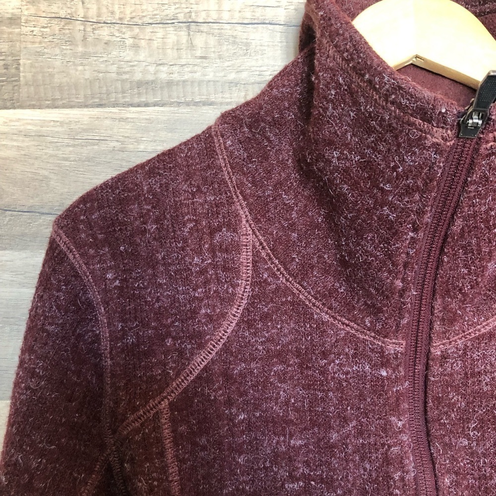 Columbia Fleece Lined Cozy Zip Up Sweater Jacket Small - Picture 3 of 9